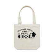 The More I Like My Horse